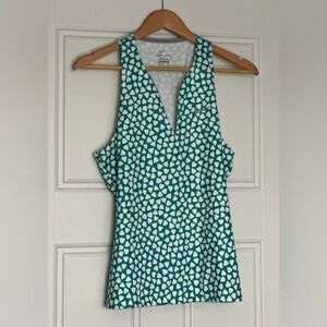 Nike Shirt Womens Medium Dri Fit V Neck Pure Tennis Tank Top Squash Pickleball